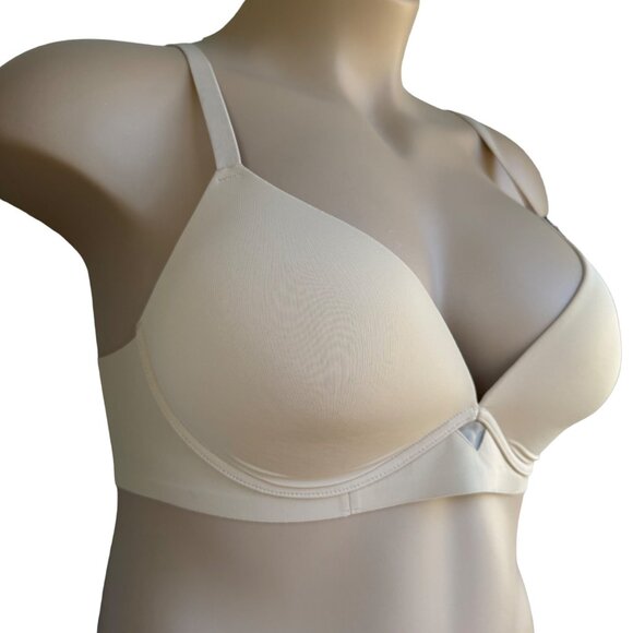 Maidenform Wireless Bra 38D Smartzone Cups Convertible Straps DM2301 Nude Color - Picture 5 of 14